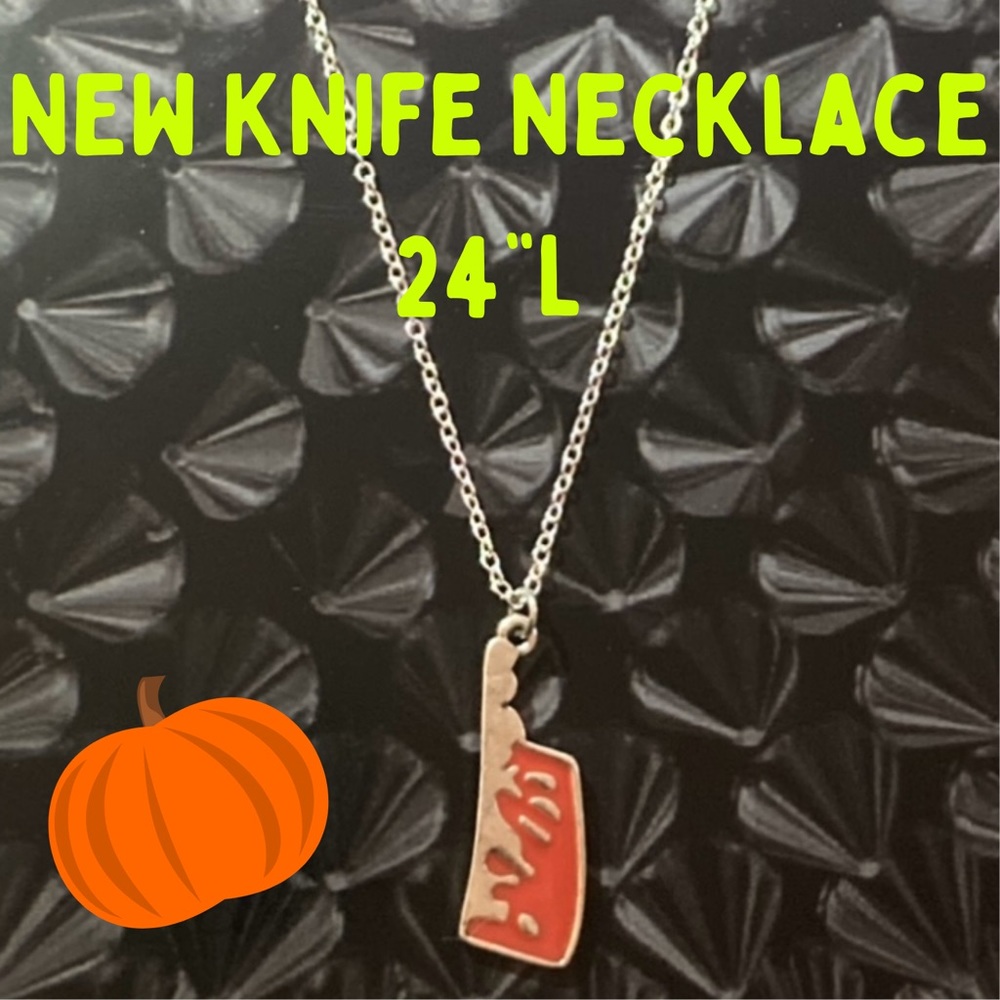 Vampire Knife Sterling Silver Necklace Gothic Rave Spooky Season Witchy Vibes